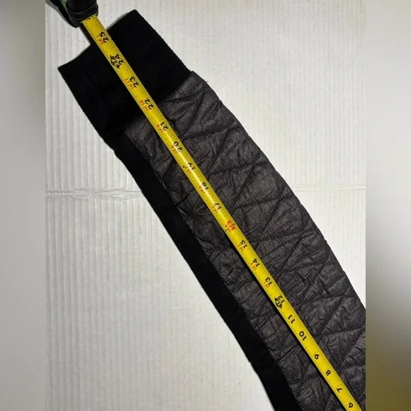 Guess Women’s Gray & Black Quilted Puffer Light Jacket Sz Large Hooded Full Zip - Picture 7 of 8